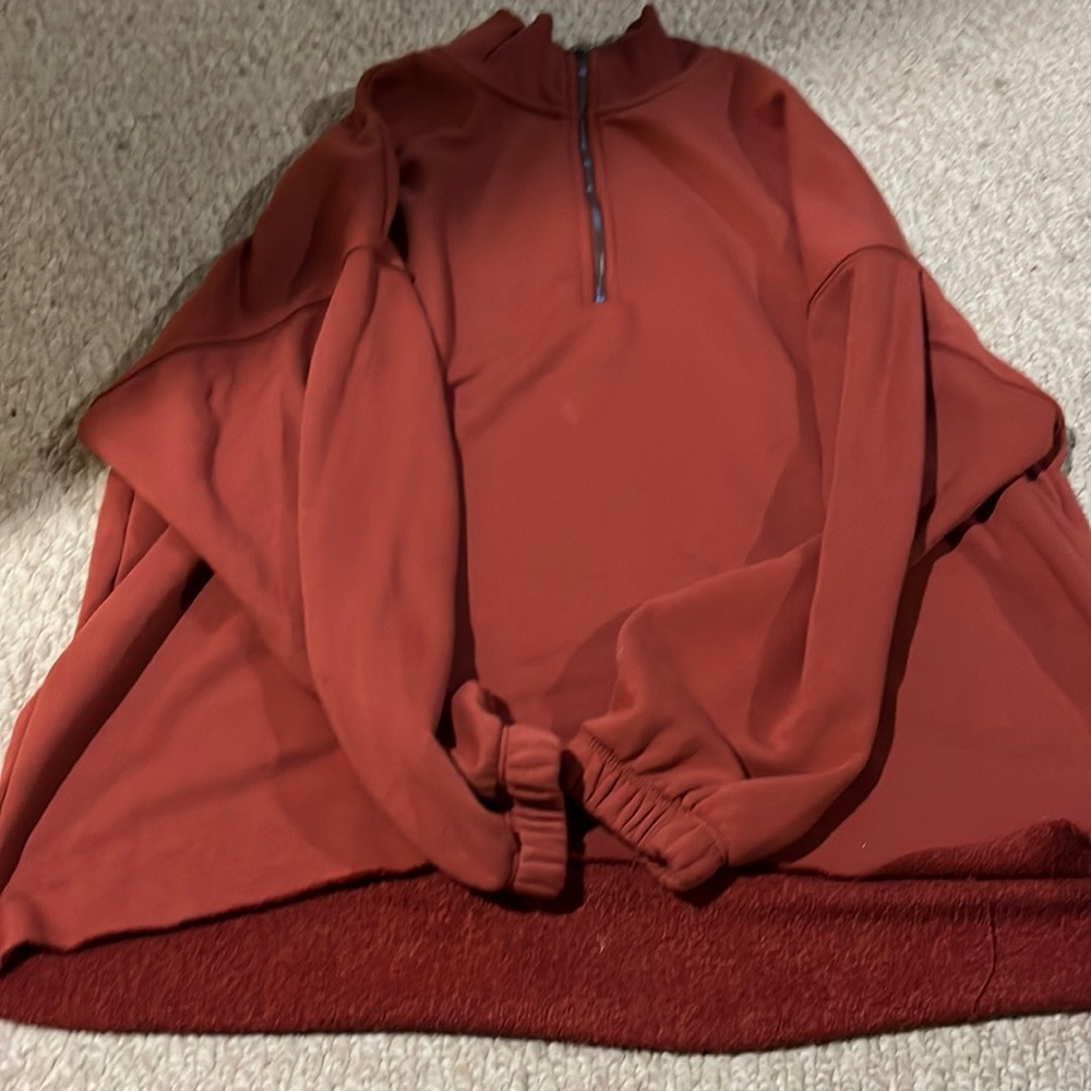 Aerie cropped quarter zip